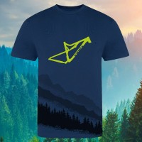 Mens performance mountain bike jersey Frame Design