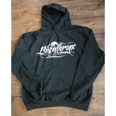 Wolfride Black Hooded top - Bikenthrope design