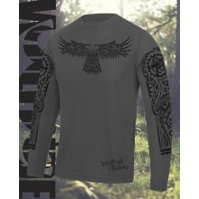 Tattoo eagle Long sleeve performance bike jersey / top with wolfride logo