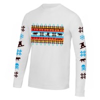 Snowboarding long sleeve base layer loose fit (or tight) alpine design