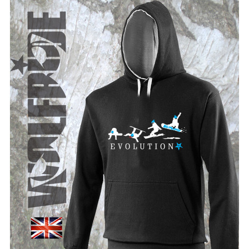 Evolution of Snowboarding hoodie