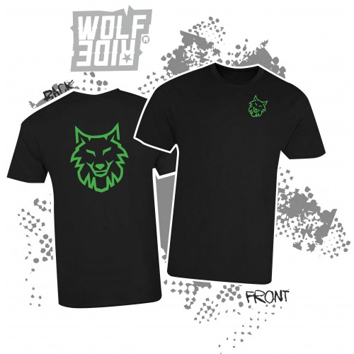 Wolf logo - short sleeve technical light weight t-shirt