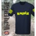 Wolfride logo - short sleeve technical light weight t-shirt  flouro yellow