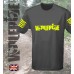 Wolfride logo - short sleeve technical light weight t-shirt  flouro yellow