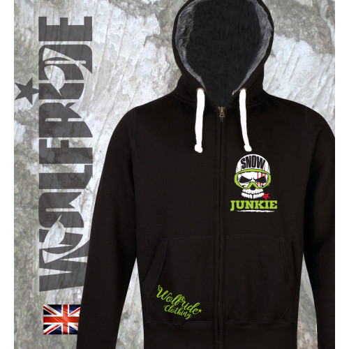 Snow Junkie Fur lined chunky hoodie