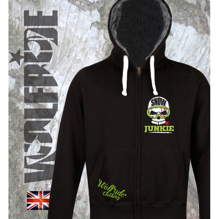 Snow Junkie Fur lined chunky hoodie