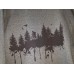 Wolfride Forest Print Grey Sweater