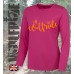 Womens long sleeve wolfride performance top mountain bike top - pink