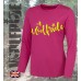 Womens long sleeve wolfride performance top mountain bike top - pink